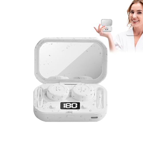 Contact Lens Cleaner with Mirror, USB Ultrasonic...