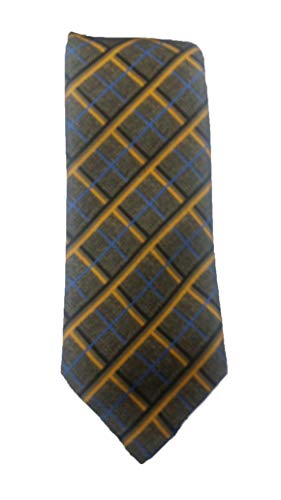 Robert Talbott Brown Check Executive Wool Estate Tie #TOP27