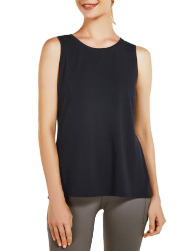 Image of baleaf Women's Workout Tank Tops Athletic Running Gym Yoga Shirts | Quick Dry, Moisture-Wicking, Loose Fit, Crew Neck, Stretchy, Comfy Soft, Breathable, Lightweight, Exercise, Hiking, Tennis