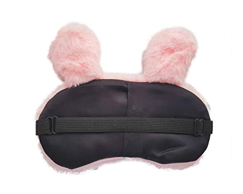 Image of Jenna Sleep Eye Mask with cooling gel for Men Women, Night Sleeping Mask & Blindfold, Block Out Light, Soft Comfort Eye Shade Cover for Travel Nap (Pink)