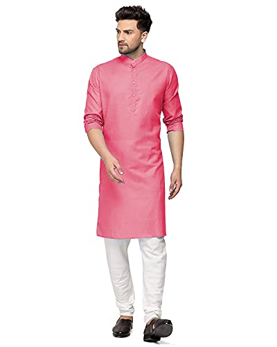 Image of Gauri Laxmi Enterprise Men's Cotton Kurta Pyjama Set