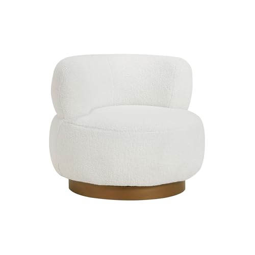 Sillón Giratorio Plegable Blanco miniatura 3
