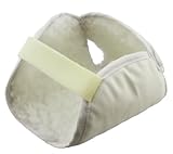 ObboMed® MB-6910 Synthetic Sheepskin Fleece Padded Heel Protector with Hook and Loop Closure for Secure and Tight Fit