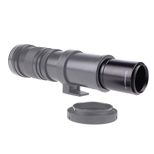 Image of 2X Teleconverter Magnification Lens Converter for T Mount 420-800mm 500mm 800mm 900mm 650-1300mm Telephoto Zoom Lenses