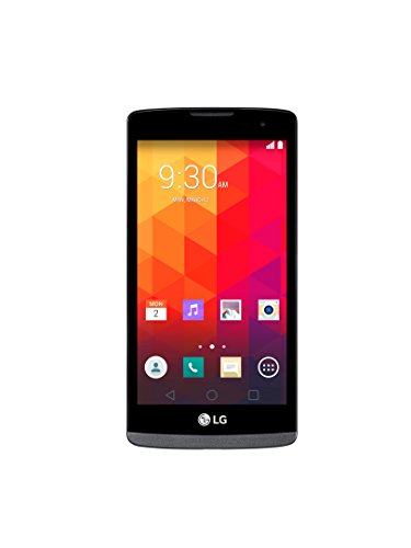 LG Leon - Smartphone sbloccato da 4,5', Quad Core a 1,2 GHz, 1 GB di RAM, 8 GB di memoria interna, Android, colore: Nero