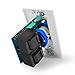STUDIOFINIX 100W in Wall Volume Control Knob Matching Impedance - Home Audio Smart Speaker Stereo Controller Switch for Home Theater Indoor/Outdoor Remote Speakers
