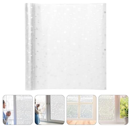Vinilo decorativo adhesivo frosted 60x100 cm blanco miniatura 7