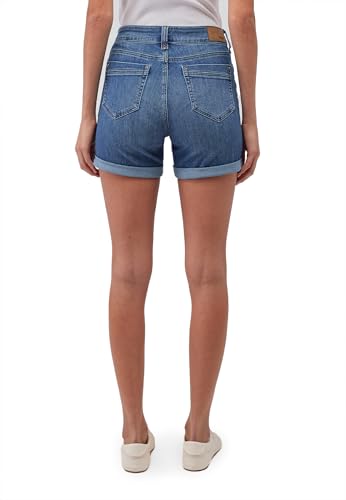 Mavi Pixie Shorts Femme short jean bleu taille haute mode - 3