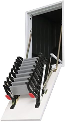 Aluminum Side Wall Mount Ladder Extension Ladder with Ladder Hooks Customized Step Ladder Attic Ladder Four Colors Fire Escape Ladder with Pedals