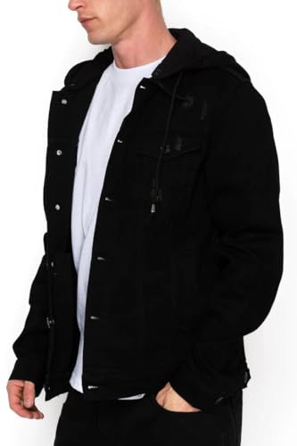 Image of VICTORIOUS Men's Distressed Denim Jacket