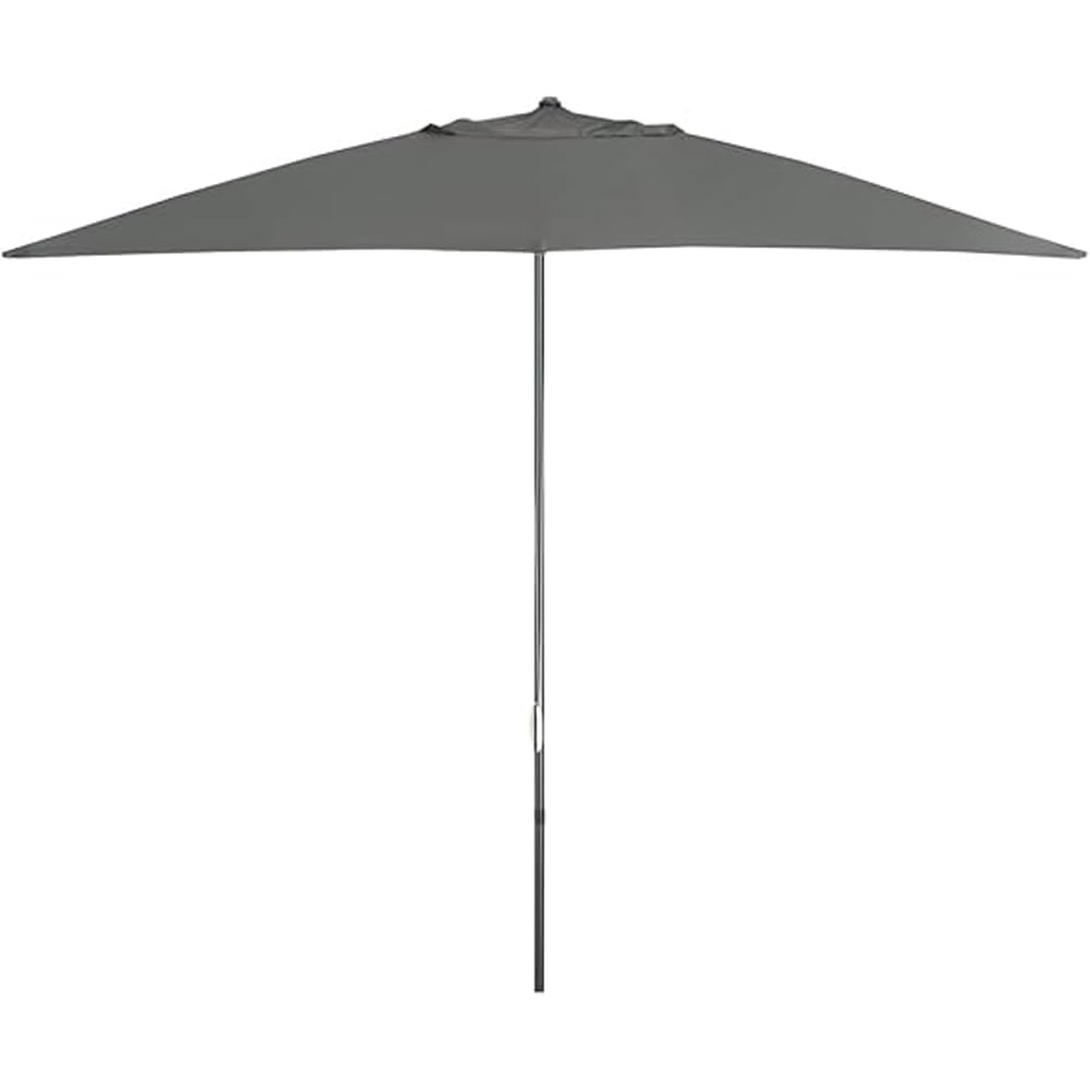 BAKAJI Ombrellone Rettangolare 3 x 4 Metri da Giardino con Palo Centrale in Metallo, Sistema Air Vent Anti Ribaltamento, Arredamento Esterno con 8 Ribs Stecche, Gazebo, Piscina, Terrazzo