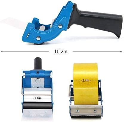 Image of TORIVO Fast Reload Tape Gun Dispenser Packing Packaging Sealing Cutter Pack of 1 | Multicolor (3 Inch)