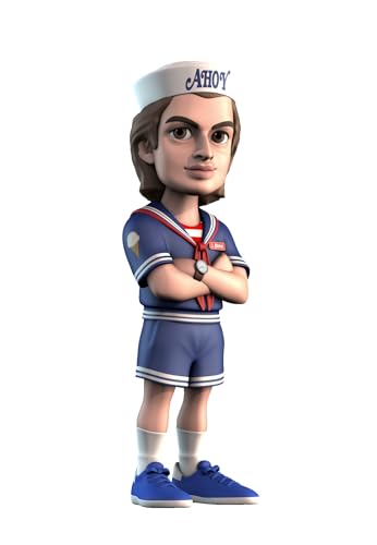 MINIX BANDAI Figura Stranger Things Steve Helado - Coleccionables para Exhibición - Idea de Regalo - Juguetes para Niños Y Adultos - Fans De TV MN13333