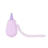 JJC Weicher Silikon-Luftgebläse-Staubwedel mit Umhängeband, Staubreiniger für digitale SLR-Kamera, Sensor, Pocket3 Objektivfilter, Tastaturreinigung, Lila