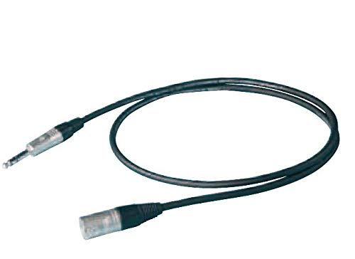 Proel ESO240LU10 esot Eric cavo audio (6,3 mm Stereo Jack connettore XLR 3 poli maschio, con connettori Neutrik, 10 m, NP3 X-HPC250 nc3mxx) nero