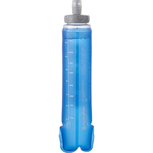 Salomon Soft Flask 500ml/17oz 42 Flexible Trinkflasche Unisex, einfache Handhabung, Komfort, Hochflussventil, Clear Blue - Image 3