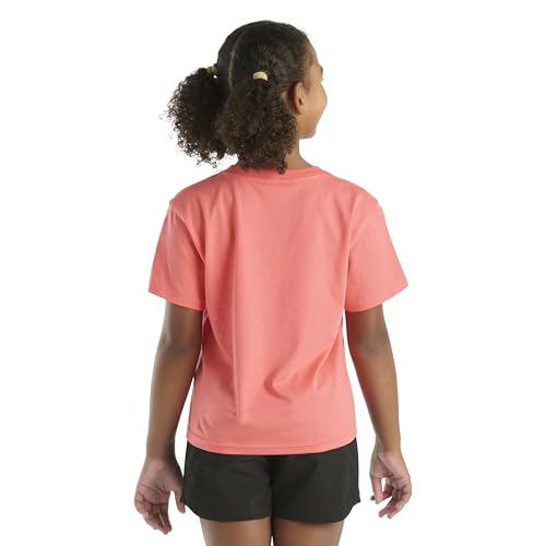 Image of Carhartt Kid's CA7109 Short-Sleeve Tonal Patch Pocket T-Shirt - Girls