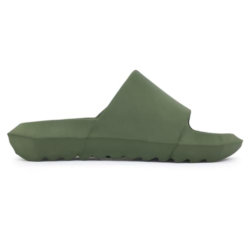 Image of Hygear Men's Geometry EVA Slides | Ultra Soft Cushion | Lightweight | Waterproof | Stylish |Anti-Skid | Comfortable Everyday Slides for Men