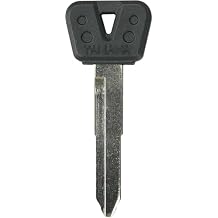 Uncut Key Plastic Head for Yamaha 1993-2008 Motorcycle YM63-P/X248/YH35R Please See The Product Description for Which Motorcycles This Key is Compatible with.