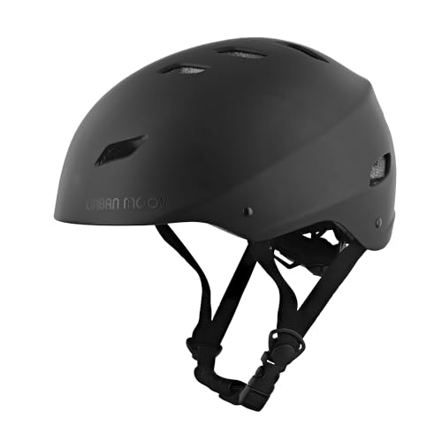 T'nB - Veasy Casque de Protection Vélo et Trottinette Electrique pour Homme et Femme, Aérations, Casque Ajustable, Taille M (Tour de tête 55-58 cm) – Noir