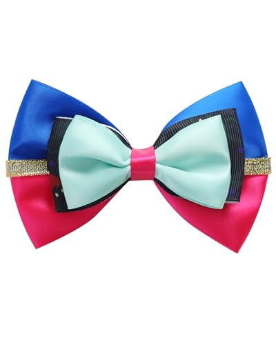 JiaDuo Hair Bow Clips for Girls Women Bule Birthday Gift Hair Accessories