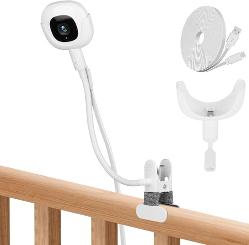 Baby Monitor Clip Charger Mount for Nanit Pro Baby Monitor With T...
