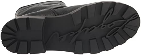 KARL LAGERFELD PARIS Women's Lug-Sole Marceau Bootie with Crystal Detailed Fashion Boot, Black, 10 | Image 3