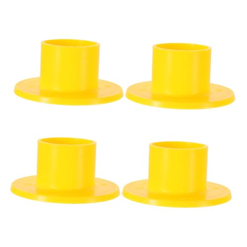 BCOATH Playground Base Protector 4pcs Plastic Tube Insert Base Holder for Boys and Girls Indoor/