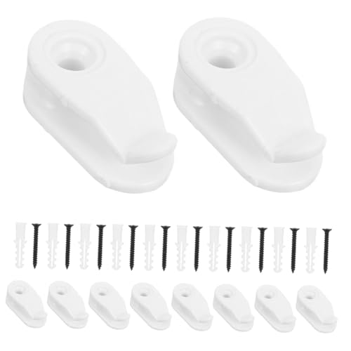 Ipetboom 10 Sets Outdoor String Light Hooks Windproof Clips for Hanging LED Lights Weather Resistant for Garden Patio Holiday Decorations