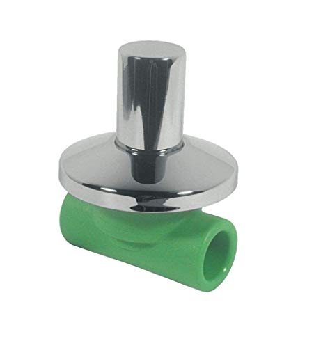 AQUATHERM RUBINETTO ARRESTO A CAPPUCCIO CROMATO 20mm. FUSIOTHERM INCASSO 0040868