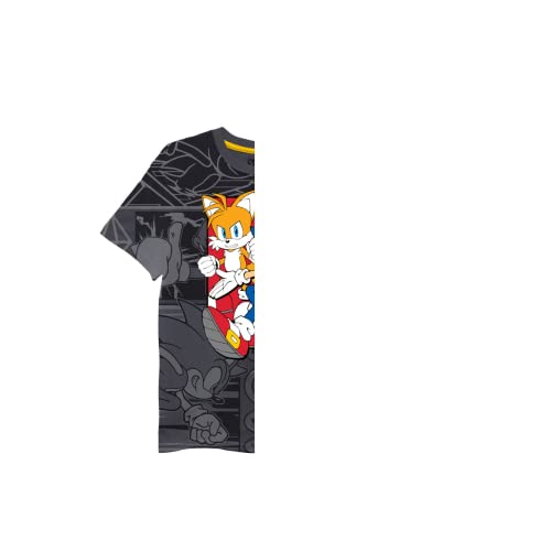 FREEZE Sonic The Hedgehog Boys Short Sleeve T-Shirt - All Over Print Design Sonic Tee3