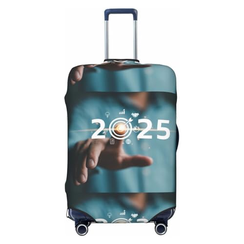 2025 Virtual Screen Luggage Cover Washable Elasticated Luggage Covers for Suitcase TSA Approved Stylish Dust and Scratch Resistant Luggage Case Protector for Kids and Adults