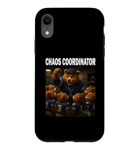 Chaos Coordinator ���̂悤�ɑ��q�� �A���t�g �N�} �e�q �R�[�` �X�|�[�c T�V���c �X�}�z�P�[�X iPhone XR �p