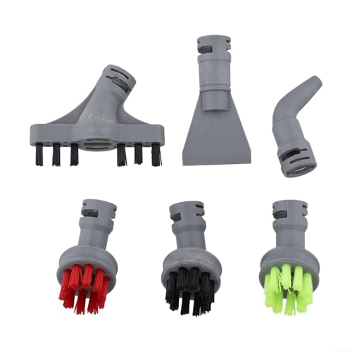 Lot de 6 accessoires pour nettoyeur vapeur, brosse à sol dur pour Bissell 39N7A 39N7V 2994B, outil d'angle à code couleur