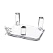 2" Small 3 Three-Peg Acrylic Display Stand for Fossils, Minerals, Rocks, and Geodes NG100 (Qty 12)