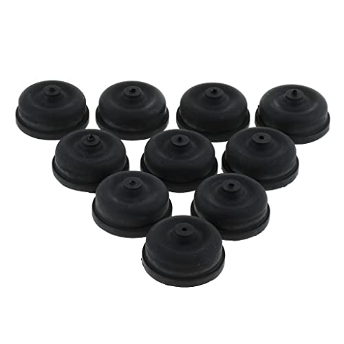 Image of 6Pcs Black Aquarium Diaphragm Air Pump Accessories EPDM Rubber Oxygen Pump Replacement Parts for Aquariumss Fishing Oxygen Pump Aquarium Diaphragm Silicone Cup Parts Reolacements Air Pump Accessories
