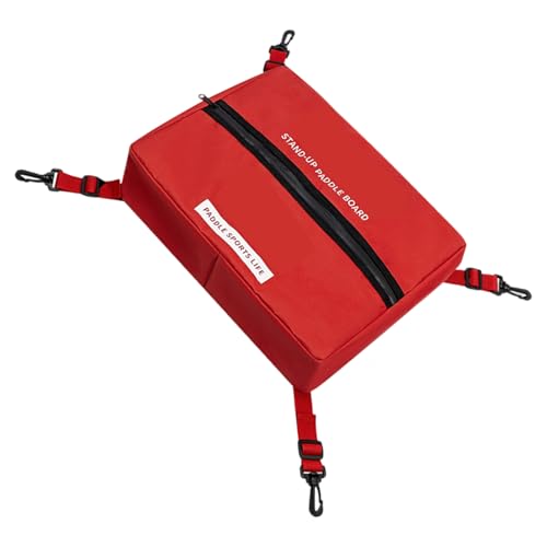 XIAOQENAN パドルボード ストレージバッグ デッキバッグ フードポーチ パドルボード ハンドル付き ビーチトリップ用 パドルボード デッキパドルボード ハンドルとフック付き