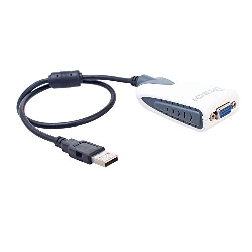 Cable convertidor de USB a VGA de 1080p