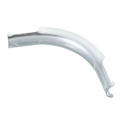 PATIKIL 25mm PEX Tube Bend Support, 5 Pack PEX Tube Metal 90 Degree Elbow Bend Support with Spring for PEX Pipe Tubing Silver Tone - Image 4