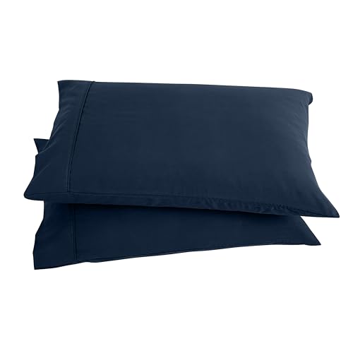 Elegant Comfort Luxury Soft Bed Sheets Paisley Pattern - 1500 Premium Hotel Quality Microfiber Softness Wrinkle and Fade Resistant (6-Piece) Bedding Set, California King, Paisley Navy Blue