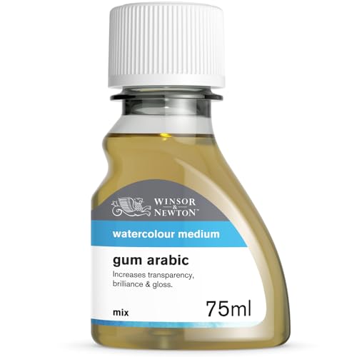 Winsor & Newton Watercolor Medium, Gum Arabic, 75ml (2.5-oz) bottle