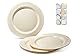 " OCCASIONS" 120 Plates Pack, Heavyweight Disposable Wedding Party Plastic Plates (10.5