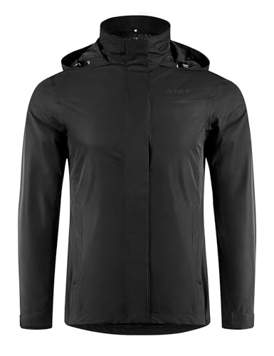 KUTOOK Regenjacke Herren Fahrrad Wasserdicht Jacke Fahrradjacke Windbreaker...