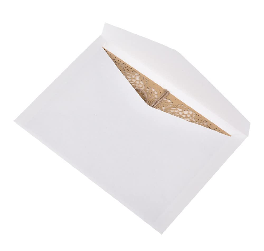 Karty zaproszeniowe laserowo wycinane zaproszenia z pustymi kopertami z papieru typu kraft, na wieczór panieński, zaręczyny, rocznicę, 25 szt