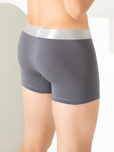 Image of KOFFY Men's Malleable Cotton Lycra Long Trunk with Minus Cutting Pouch I Wrinkle Free I Moisture Wicking Technology