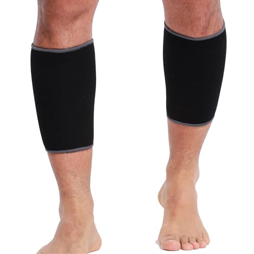 NeoTech Care Calf Compression Sleeve for Calves Support or Shin Splint (Black Color, Size S, 1 Pair)