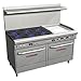 Southbend 400 Series Ultimate Restaurant Range 60" 6 Burner 24" Griddle 2 Convection Ovens - 4601AA-2GR