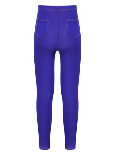 Kids Girls Jeggings Stretch Denim Pull-On Skinny Jeans Leggings Elastic Waist Denim Trousers Pencil Pants Bottoms2