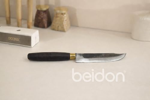 Image of Iron Kitchen Knife | Wooden Handle Meat & Fish Cutting Knife | Vegetable Cutter | Traditional Naadan Kathi-Kathi | Knife for Kitchen Use |27 * 3 * 2.5