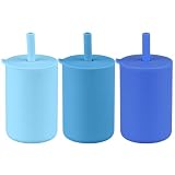 Mintlyfe Toddler Straw Cup, 100% Food Grade Silicone Training Cup for Baby, Trainer Cup Toddler Trai